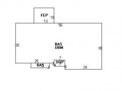 59 Highland St, Newton MA  02465-2403 floor plan