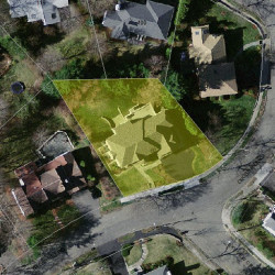 60 Cross Hill Rd, Newton MA  02459-3121 aerial view