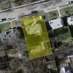 60 Halcyon Rd, Newton MA 02459-2432 aerial view