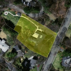 71 Vista Ave, Newton MA 02466-2810 aerial view