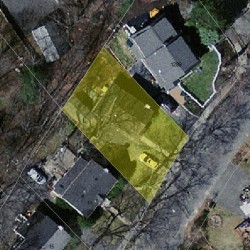 7 Ashcroft Rd, Newton MA  02461-1701 aerial view