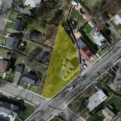 589 California St, Newton MA 02460-1244 aerial view