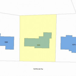 1585 Commonwealth Ave, Newton MA 02465-2800 plot plan