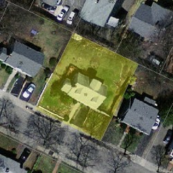 19 Grant St, Newton MA 02465-1508 aerial view