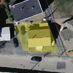 837 Boylston St, Newton MA  02461-1532 aerial view