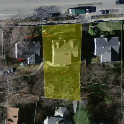 546 Commonwealth Ave, Newton MA  02459-1634 aerial view