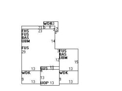 4 Washington Park, Newton MA 02460-1916 floor plan