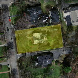 14 Sylvan Ave, Newton MA  02465-3016 aerial view