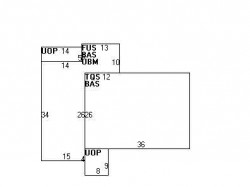 41 Berwick Rd, Newton MA  02459-2122 floor plan
