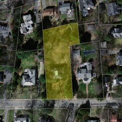 75 Berkeley St, Newton MA 02465-2616 aerial view