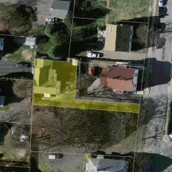 73 Allison St, Newton MA 02458-1044 aerial view