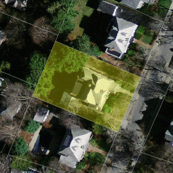 41 Hobart Rd, Newton MA 02459-1312 aerial view