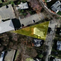 38 John St, Newton MA  02459-2305 aerial view