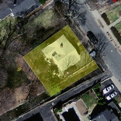 19 Parsons St, Newton MA  02465-2135 aerial view