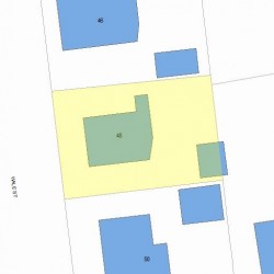 48 Hale St, Newton MA 02464-1311 plot plan