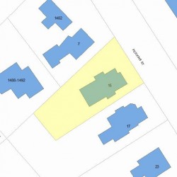 15 Perkins St, Newton MA 02465-2302 plot plan