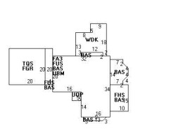 1355 Beacon St, Newton MA  02468-1745 floor plan