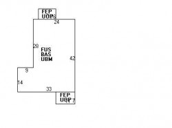 267 River St, Newton MA  02465-1435 floor plan