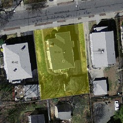 32 Madison Ave, Newton MA 02460-1905 aerial view