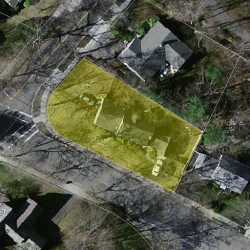 90 Hartman Rd, Newton MA  02459-2870 aerial view