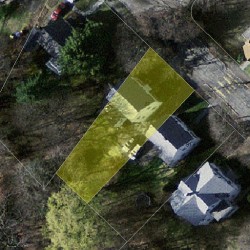 87 Clark St, Newton MA  02459-2426 aerial view