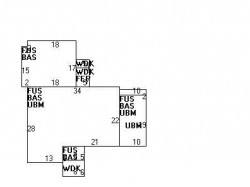 46 Kenmore St, Newton MA 02459-2106 floor plan