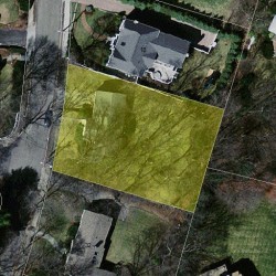 24 Druid Hill Rd, Newton MA  02461-2023 aerial view