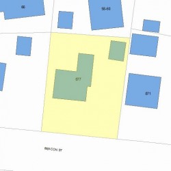877 Beacon St, Newton MA 02459-1822 plot plan