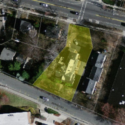 41 Vernon St, Newton MA  02458-2022 aerial view