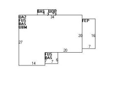 100 Waverley Ave, Newton MA 02458-2401 floor plan
