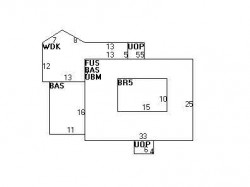 31 Halcyon Rd, Newton MA 02459-2431 floor plan