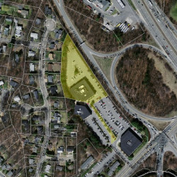 2223 Washington St, Newton MA 02462-1417 aerial view