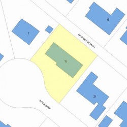 15 Cavanaugh Path, Newton MA 02459-3701 plot plan