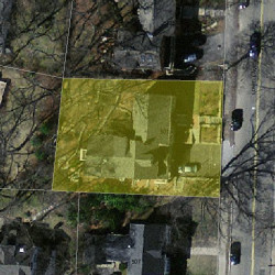 501 Lowell Ave, Newton MA 02460-2329 aerial view