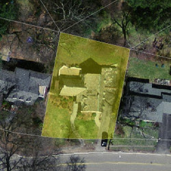 280 Quinobequin Rd, Newton MA 02468-1816 aerial view