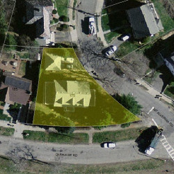 175 Commonwealth Ave, Newton MA 02459 aerial view