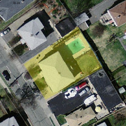 32 Colonial Ave, Newton MA 02460-1215 aerial view