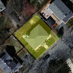 7 Fuller Ter, Newton MA 02465-1210 aerial view