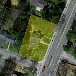 1801 Washington St, Newton MA  02466-2823 aerial view