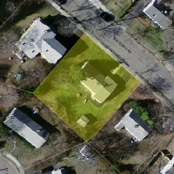 70 Bontempo Rd, Newton MA  02459-3641 aerial view