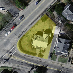 179 Crafts St, Newton MA 02460-1410 aerial view