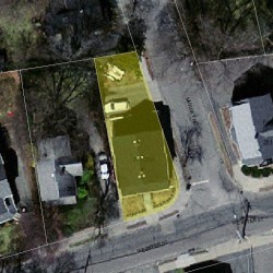 259 Webster St, Newton MA 02466-2105 aerial view