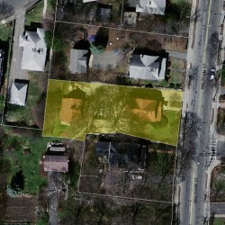 371 Waltham St, Newton MA 02465-1745 aerial view