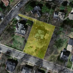 271 Mill St, Newton MA 02460-2438 aerial view