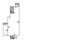 18 Carleton St, Newton MA  02458-1604 floor plan