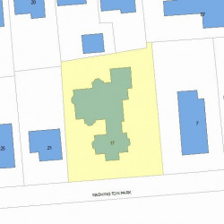 15 Washington Park, Newton MA  02460-1915 plot plan