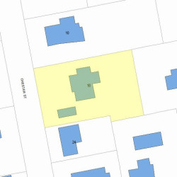 18 Chester St, Newton MA 02461-1416 plot plan