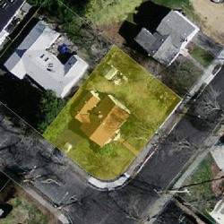236 Spiers Rd, Newton MA  02459-3727 aerial view