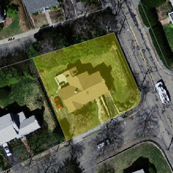 5 Richfield Rd, Newton MA  02465-2426 aerial view