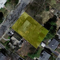 32 Windermere Rd, Newton MA  02466-2520 aerial view